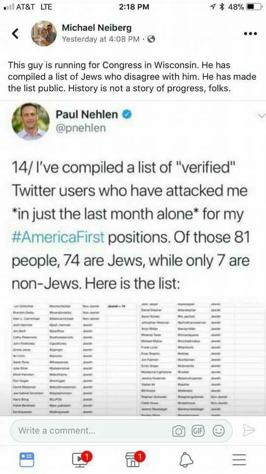 america first list